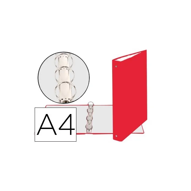 CARPETA DE 4 ANILLAS 30MM REDONDAS EXACOMPTA DIN A4 CARTON FORRADO ...