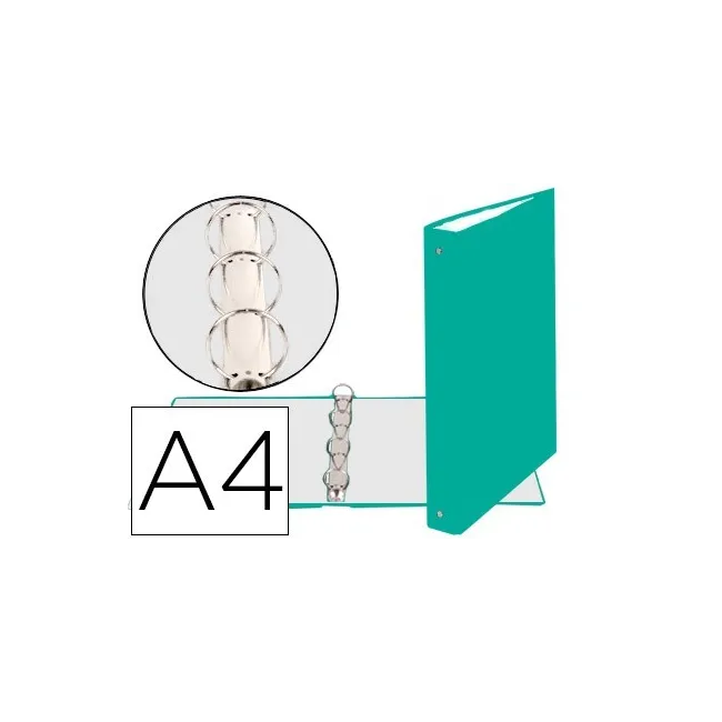 CARPETA DE 4 ANILLAS 30MM REDONDAS EXACOMPTA DIN A4 CARTON FORRADO ...