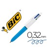 BOLIGRAFO BIC CUATRO COLORES MINI PUNTA MEDIA 1MM