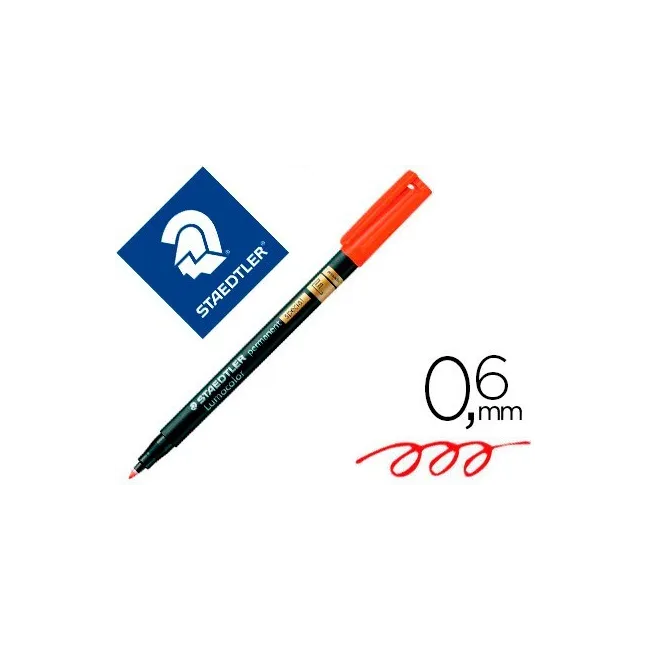 ROTULADOR LUMOCOLOR STAEDTLER RETROPROYECCION PUNTA DE FIBRA PERMAN...