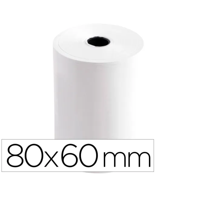 ROLLO SUMADORA TERMICO Q-CONNECT 80 MM ANCHO X 60 MM DIAMETRO
