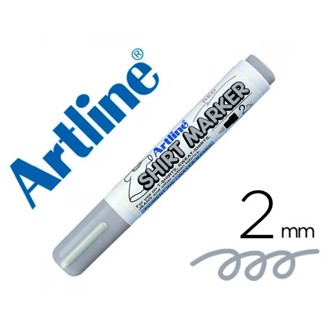 ROTULADOR ARTLINE CAMISETA EKT-2 GRIS PUNTA REDONDA 2 MM PARA USO E...