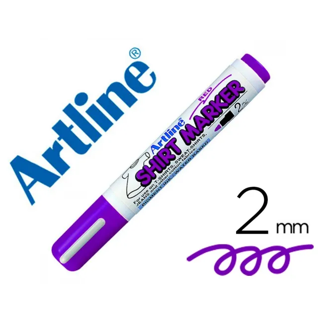 ROTULADOR ARTLINE CAMISETA EKT-2 VIOLETA PUNTA REDONDA 2 MM PARA US...