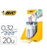 BOLIGRAFO BIC CUATRO COLORES SHINE COLORES METALIZADOS PUNTA DE 1 MM