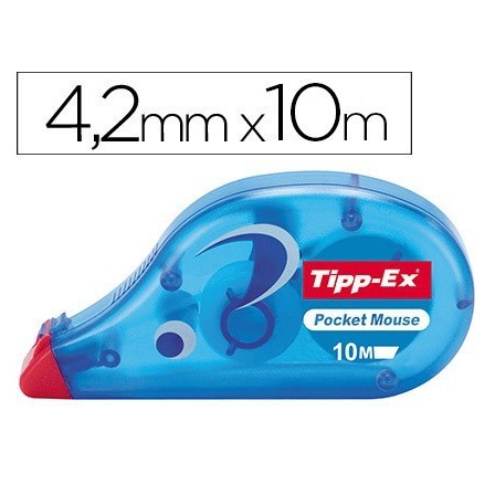 CORRECTOR TIPP-EX CINTA -POCKET MOUSE 4,2 MM X 10 M.