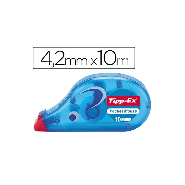 CORRECTOR TIPP-EX CINTA -POCKET MOUSE 4,2 MM X 10 M.