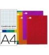 LIBRETA LIDERPAPEL WRITE A4 80 HOJAS 60G/M2 CUADRO 4MM CON MARGEN