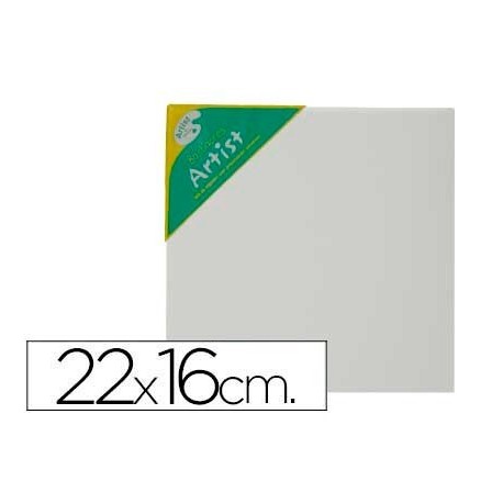 BASTIDOR ARTIST 1F LIENZO GRAPADO TRASERO ALGODON 100% 22X16 CM