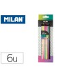 LAPICES DE COLORES MILAN SUNSET MINA GRUESA 3,5 MM CAJA DE 6 UNIDAD...