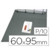 FUNDA AUTOADHESIVA Q-CONNECT PARA TARJETAS DE VISITA 60X95MM PACK D...