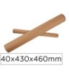 TUBO DE CARTON PORTADOCUMENTO TAPA PLASTICO 40X430X460 MM