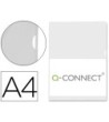 CARPETA DOSSIER UÑERO PLASTICO Q-CONNECT DIN A4 120 MICRAS TRANSPAR...