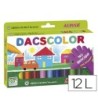 LAPICES CERA DACS COLOR CAJA DE 12 COLORES