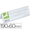 IDENTIFICADORES SOBREMESA Q-CONNECT METACRILATO TAMAÑO 190X60 MM RE...