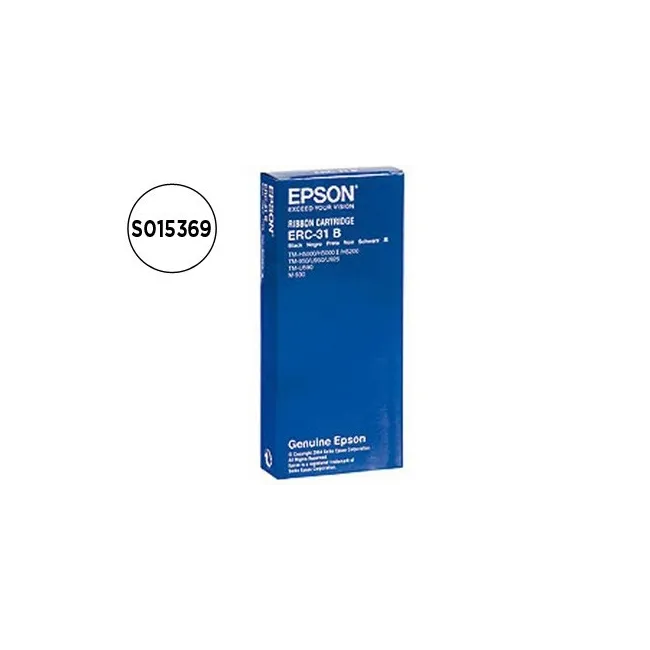 CINTA IMPRESORA EPSON ERC-31B NEGRA M-930 TM-930 930II 950 U950 U92...