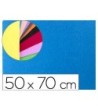GOMA EVA LIDERPAPEL 50X70CM 60G/M2 ESPESOR 2MM TEXTURA TOALLA AZUL