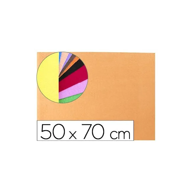GOMA EVA LIDERPAPEL 50X70CM 60G/M2 ESPESOR 2MM TEXTURA TOALLA CARNE