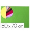 GOMA EVA LIDERPAPEL 50X70CM 60G/M2 ESPESOR 2MM TEXTURA TOALLA VERDE