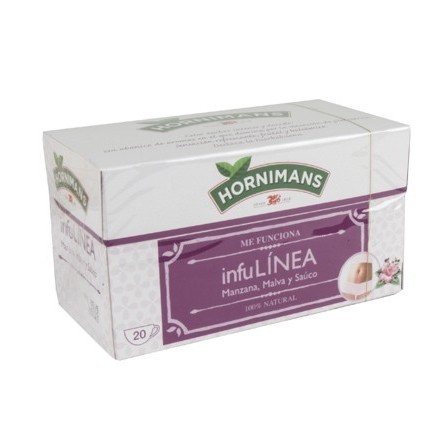 TE HORNIMANS INFULINEA MANZANA MALVA Y SAUCO 20 BOLSAS