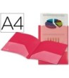 CARPETA LIDERPAPEL DOSSIER DOS BOLSAS CANGURO 45680 POLIPROPILENO D...