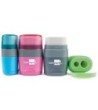 SACAPUNTAS LIDERPAPEL PLASTICO 2 USOS CON GOMA