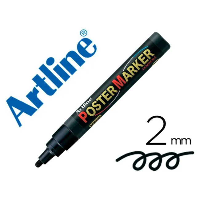 ROTULADOR ARTLINE POSTER MARKER EPP-4-NEG PUNTA REDONDA 2 MM COLOR ...
