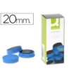 IMANES PARA SUJECION Q-CONNECT IDEAL PARA PIZARRAS MAGNETICAS20 MM ...