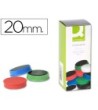 IMANES PARA SUJECION Q-CONNECT IDEAL PARA PIZARRAS MAGNETICAS20 MM ...