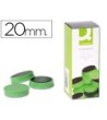 IMANES PARA SUJECION Q-CONNECT IDEAL PARA PIZARRAS MAGNETICAS20 MM ...