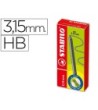 MINAS STABILO EASY ERGO GRAFITO HB DE 3,15 MM -CAJITA DE 6 MINAS