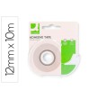 CINTA ADHESIVA Q-CONNECT DOBLE CARA 10 MT X 12 MM EN PORTARROLLOS
