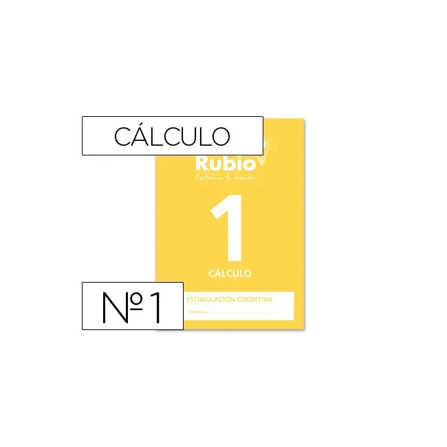 CUADERNO RUBIO ENTRENA TU MENTE ESTIMULACION COGNITIVA CALCULO 1