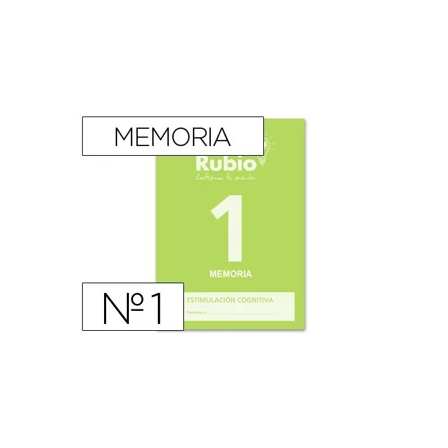 CUADERNO RUBIO ENTRENA TU MENTE ESTIMULACION COGNITIVA MEMORIA 1