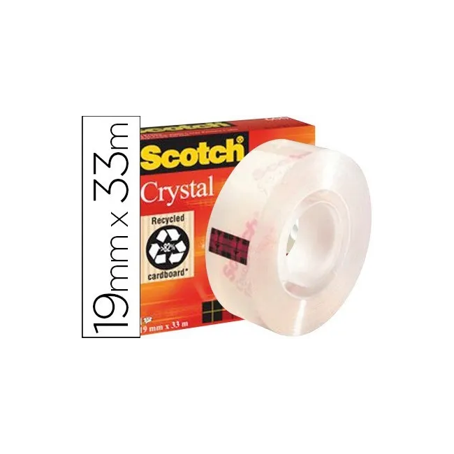 CINTA ADHESIVA SCOTCH SUPERTRANSPARENTE 33X19 MM 600/1933CI