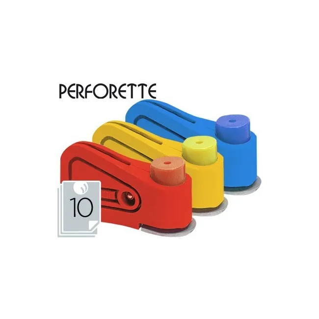 TALADRADOR PERFORETTE -CAPACIDAD 10 HOJAS -UNIDAD