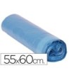 BOLSA BASURA DOMESTICA AZUL CIERRA FACIL 55X60 GALGA 120 -ROLLO DE ...