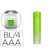 PILA Q-CONNECT ALCALINA AAA -BLISTER CON 4 PILAS