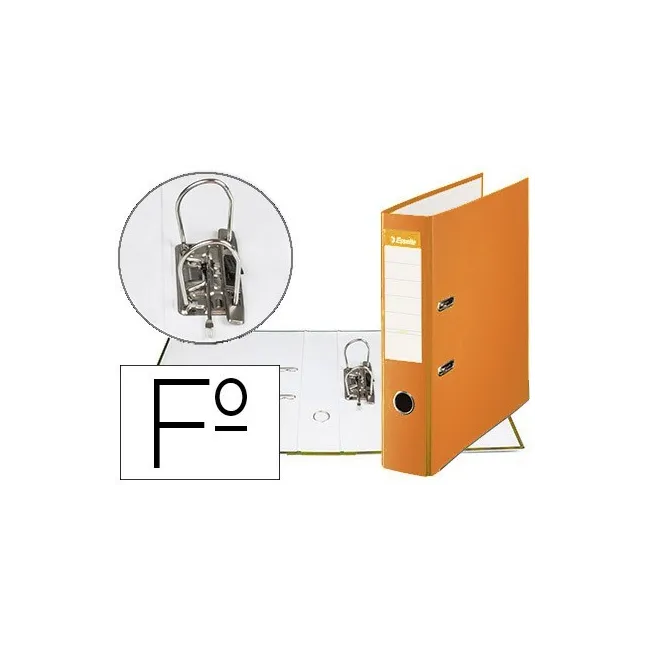 ARCHIVADOR DE PALANCA ESSELTE CARTON FORRADO PVC FOLIO LOMO DE 75 M...