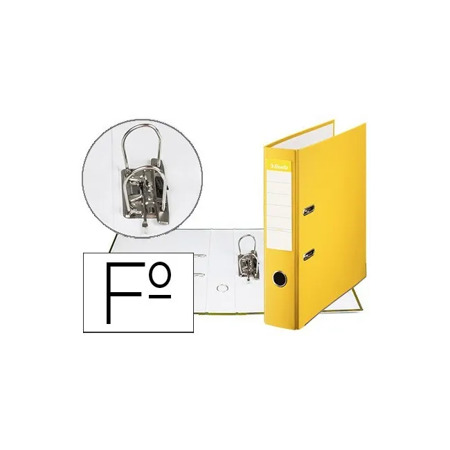 ARCHIVADOR DE PALANCA ESSELTE CARTON FORRADO PVC FOLIO LOMO DE 75 M...
