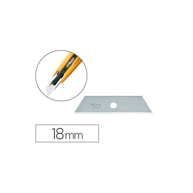REPUESTO CUCHILLA CUTER OLFA ANCHO 18 MM PARA CUTER SK-4 BLISTER DE...