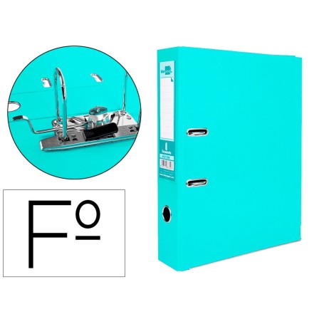 ARCHIVADOR DE PALANCA LIDERPAPEL FOLIO DOCUMENTA FORRADO PVC CON RA...