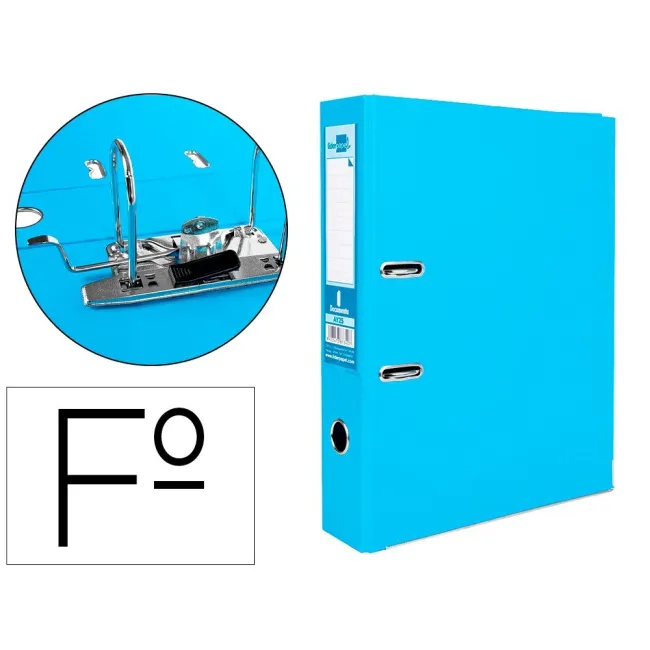 ARCHIVADOR DE PALANCA LIDERPAPEL FOLIO DOCUMENTA FORRADO PVC CON RA...