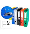 ARCHIVADOR DE PALANCA LIDERPAPEL FOLIO DOCUMENTA FORRADO PVC CON RA...