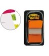 BANDERITAS SEPARADORAS 680-4 NARANJAS -DISPENSADOR DE 50