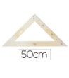 ESCUADRA PARA ENCERADO FAIBO PLASTICO IMITACION MADERA 50 CM