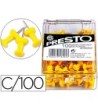 SEÑALIZADOR DE PLANOS PRESTO AMARILLO -CAJA DE 100 UNIDADES