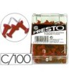 SEÑALIZADOR DE PLANOS PRESTO ROJO -CAJA DE 100 UNIDADES