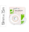 CINTA ADHESIVA Q-CONNECT INVISIBLE 7,5 MT X 19 MM CON PORTARROLLO E...