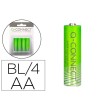 PILA Q-CONNECT ALCALINA AA -BLISTER CON 4 PILAS
