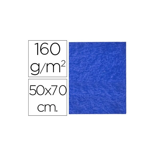 FIELTRO LIDERPAPEL 50X70CM AZUL OSCURO 160G/M2